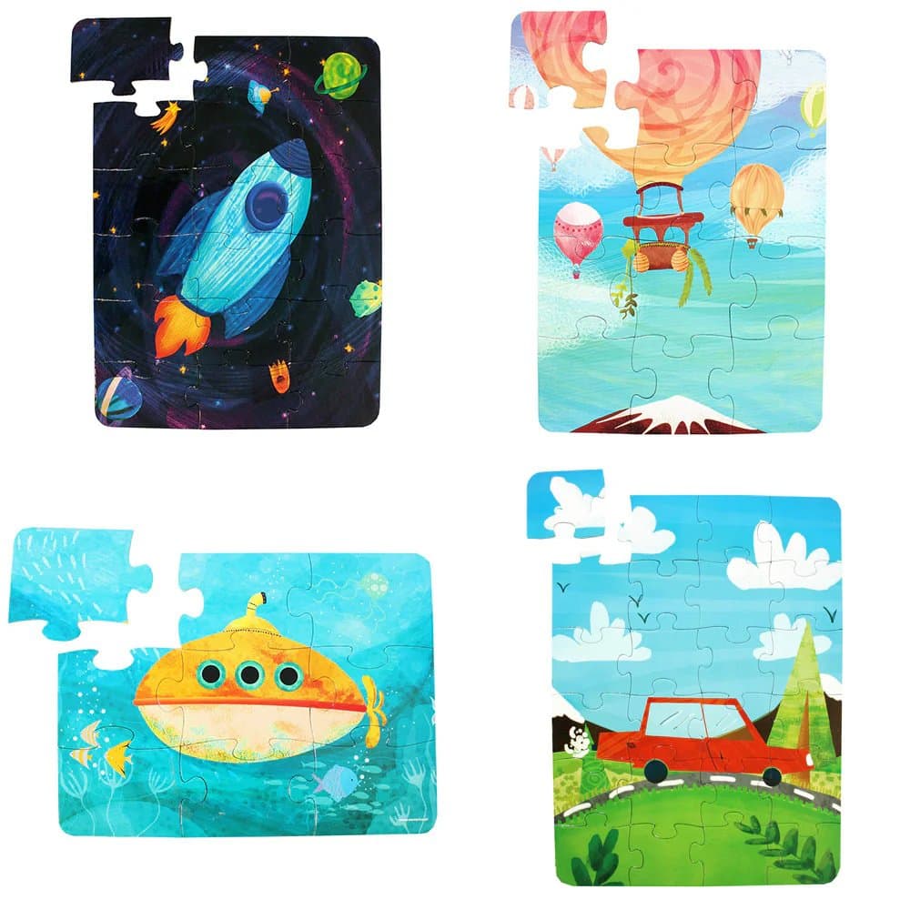 Puzzles Evolutivos – Meios de Transporte - 2