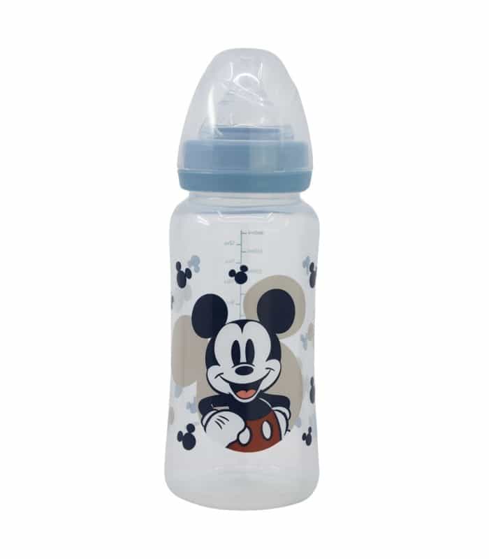 Biberão Mickey Mouse 360 ml com Tetina de Silicone 3 Posições
